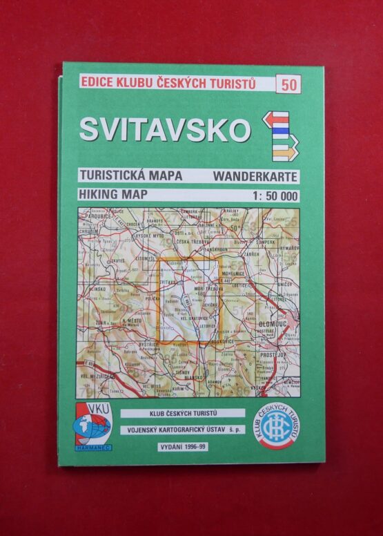 Svitavsko, 1 : 50 000, turistická mapa