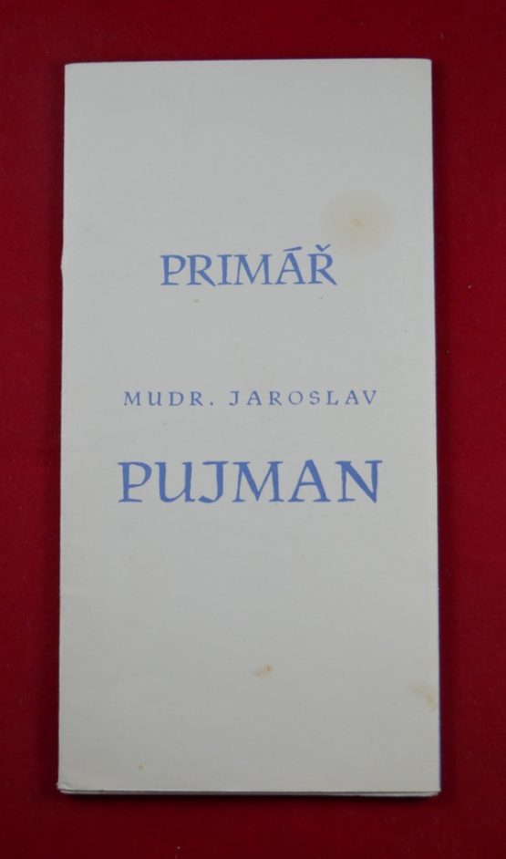 Primář Mudr. Jaroslav Pujman