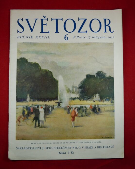 Světozor ročník XXVIII. číslo 6, 1927