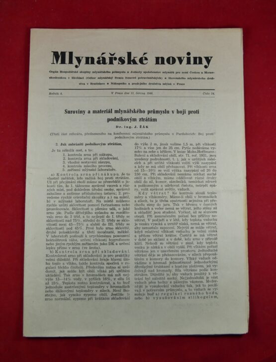 Mlynářské noviny - číslo 24 / 1948 (ročník 6.)