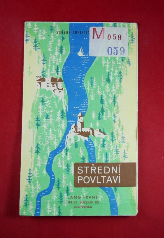 Střední Povltaví 1 : 100 000, soubor turistických map