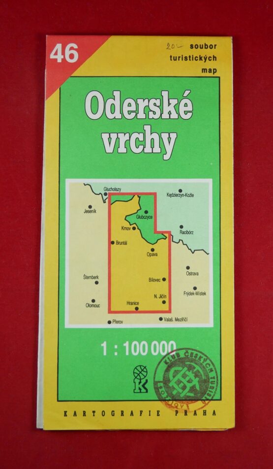 Oderské vrchy, 1 : 100 000