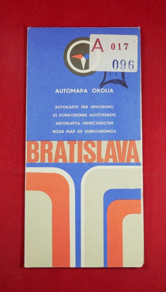 Bratislava, automapa 1 : 200 000