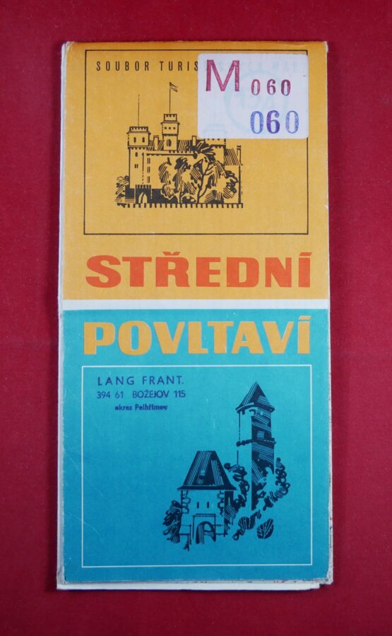 Střední Povltaví 1 : 100 000, soubor turistických map