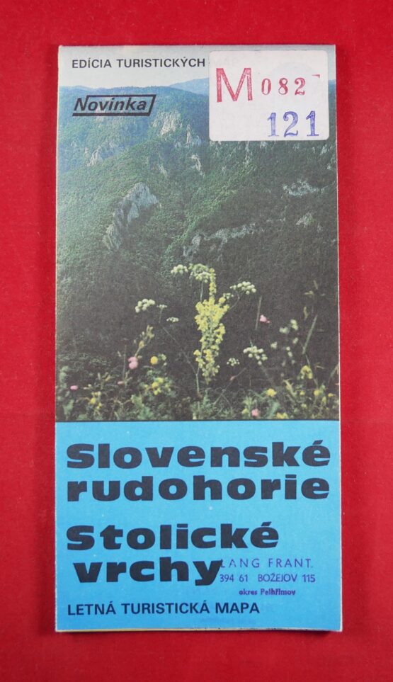 Slovenské rudohorie - Stolické vrchy 1 : 100 000, letná turistická mapa