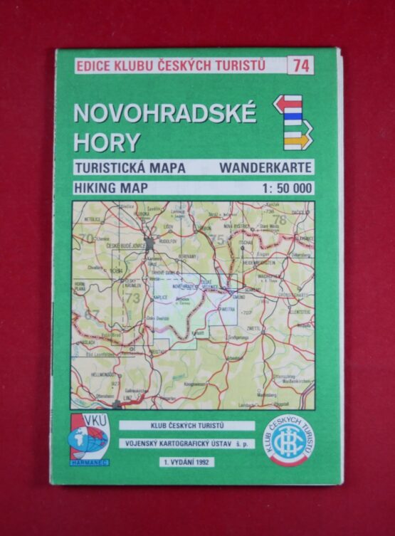 Novohradské hory, 1 : 50 000, turistická mapa