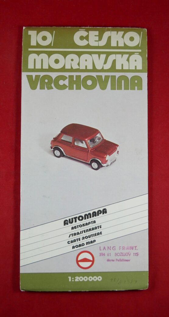 10 / Českomoravská vrchovina 1 : 200 000, automapa