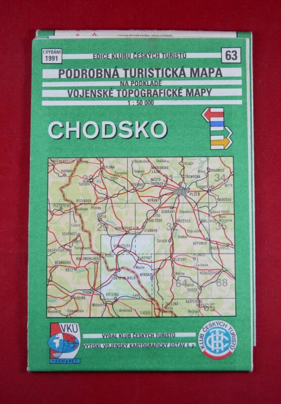 Chodsko 1 : 50 000, turistická mapa