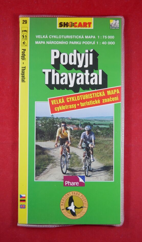 Podyjí - Thayatal 1 : 75 000, velká cykloturistická mapa