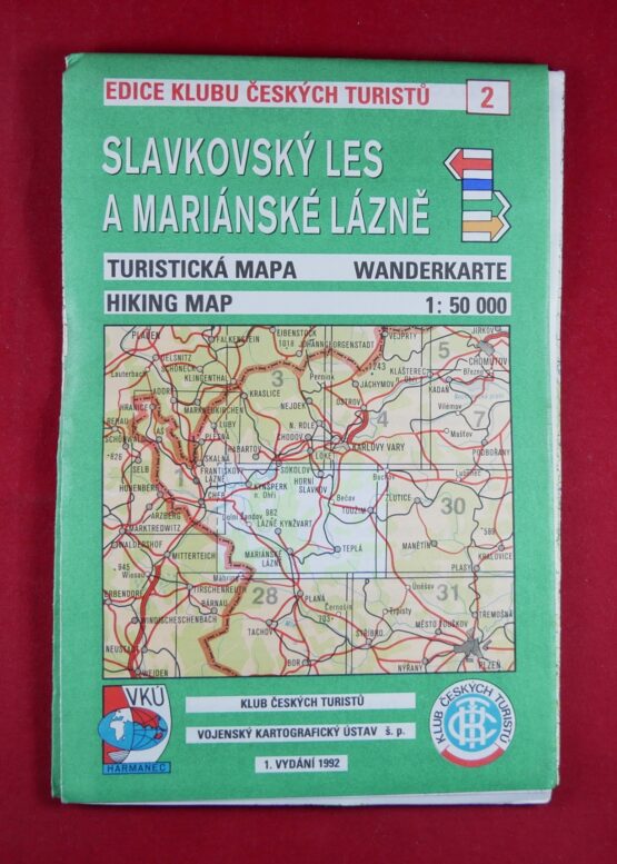 Slavkovský les a Mariánské Lázně 1 : 50 000, turistická mapa