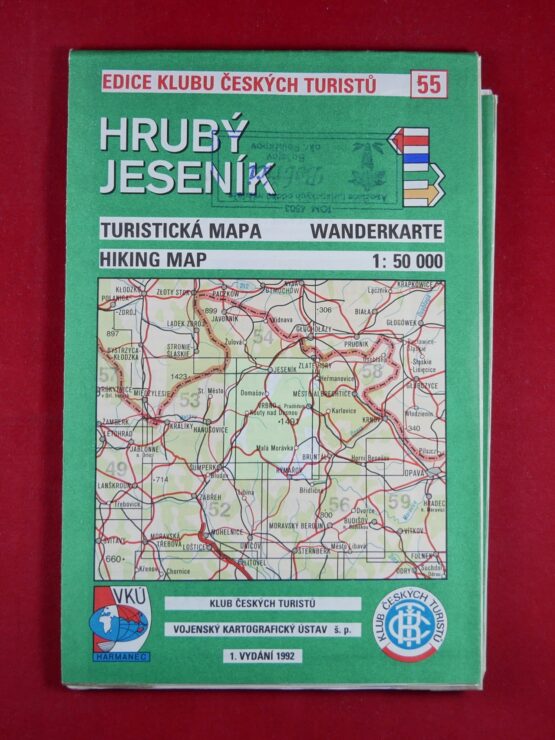 Hrubý Jeseník 1 : 50 000, turistická mapa