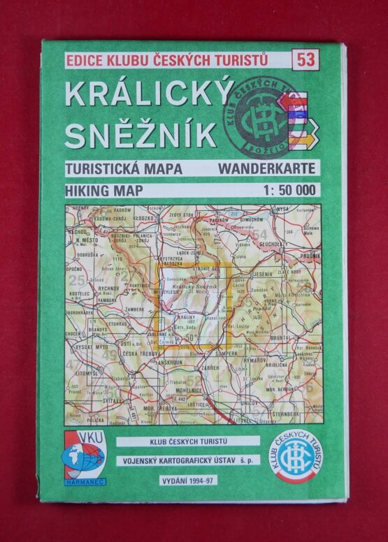 Králický Sněžník 1 : 50 000, turistická mapa