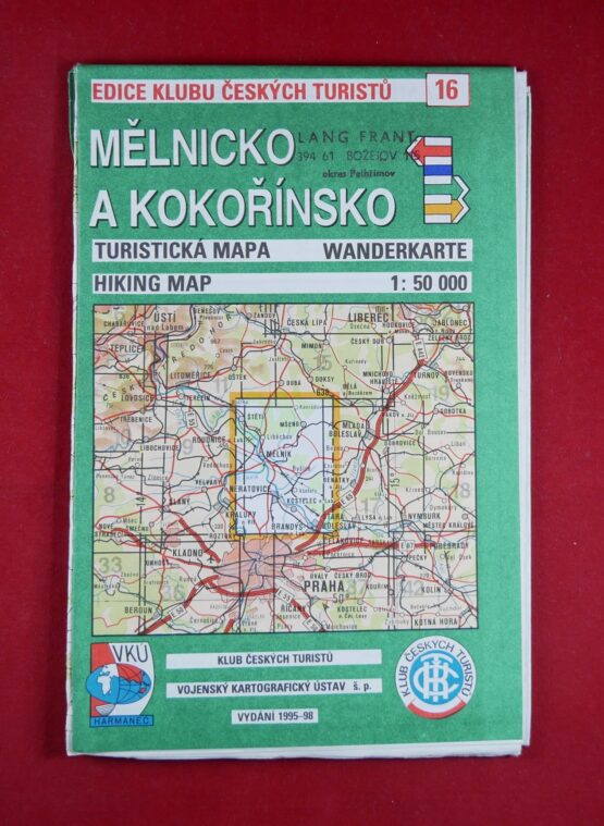 Mělnicko a Kokořínsko 1 : 50 000, turistická mapa