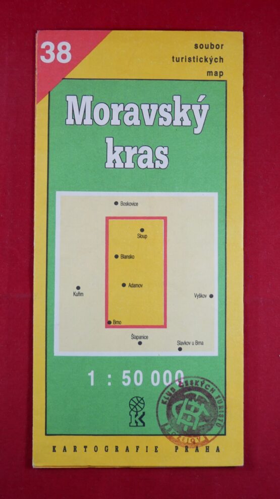 Moravský kras 1 : 50 000, soubor turistických map 38