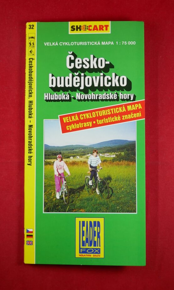 Českobudějovicko, Hluboká - Novohradské hory 1 : 75 000, velká cykloturistická mapa