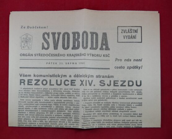 Svoboda - ZVLÁŠTNÍ VYDÁNÍ 23. SRPNA 1968