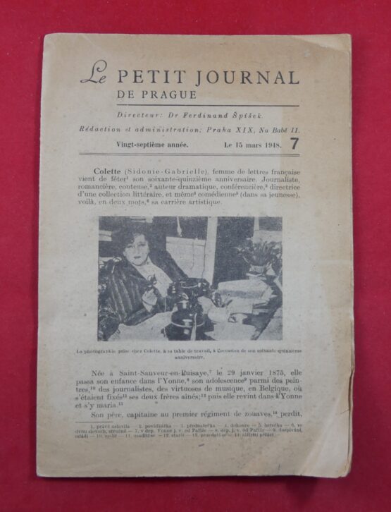 Le Petit Journal De Prague 7/1948