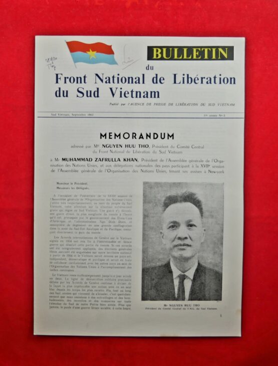 Bulletin du Front National de Libération du Sud Vietnam 3/1962