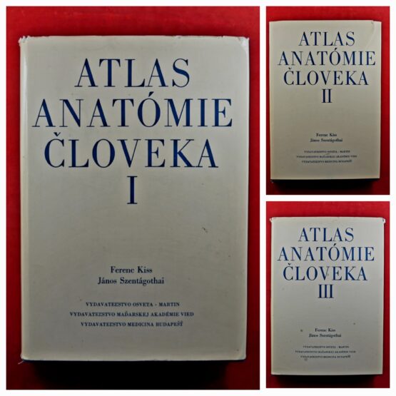 Atlas anatómie človeka I. - III. (3 svazky)