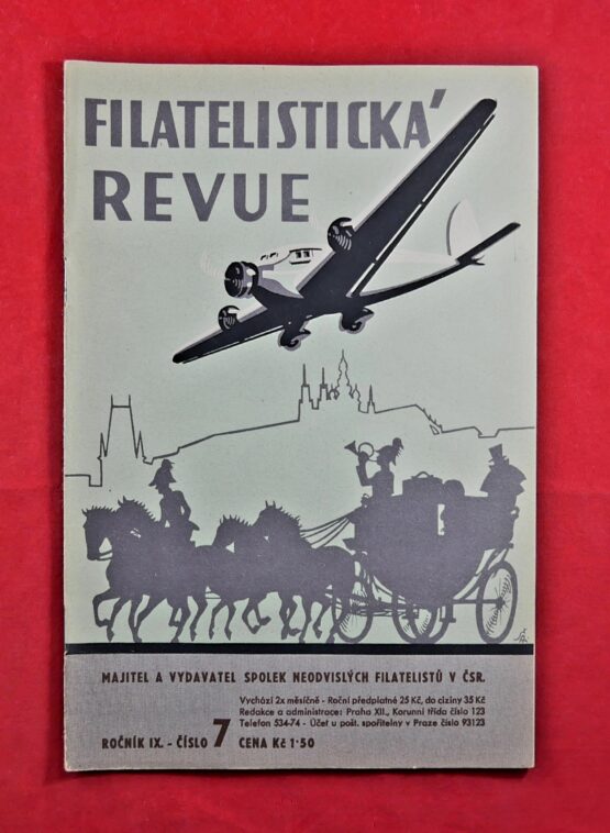 Filatelistická revue, ročník IX., číslo 7