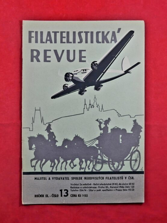 Filatelistická revue, ročník IX., číslo 13